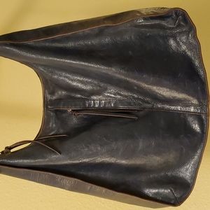 Dark navy blue HOBO handbag